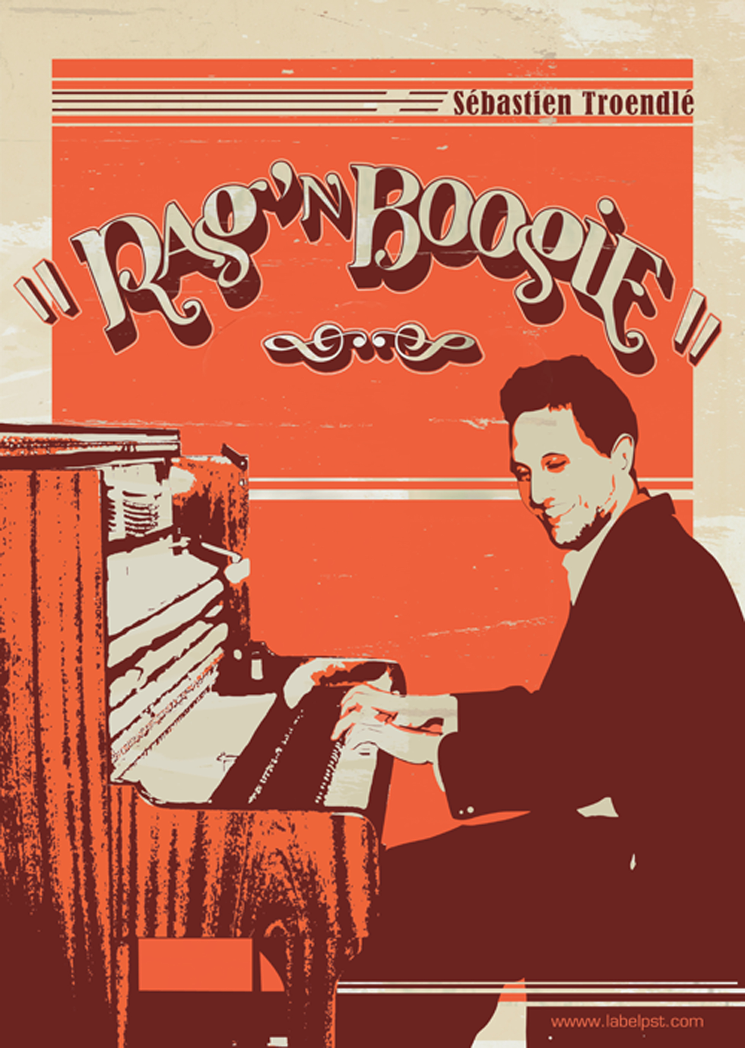 Affiche du spectacle Rag'n Boogie de Sébastien Troendlé